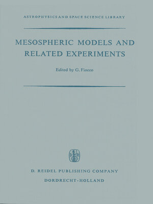 cover image of Mesospheric Models and Related Experiments